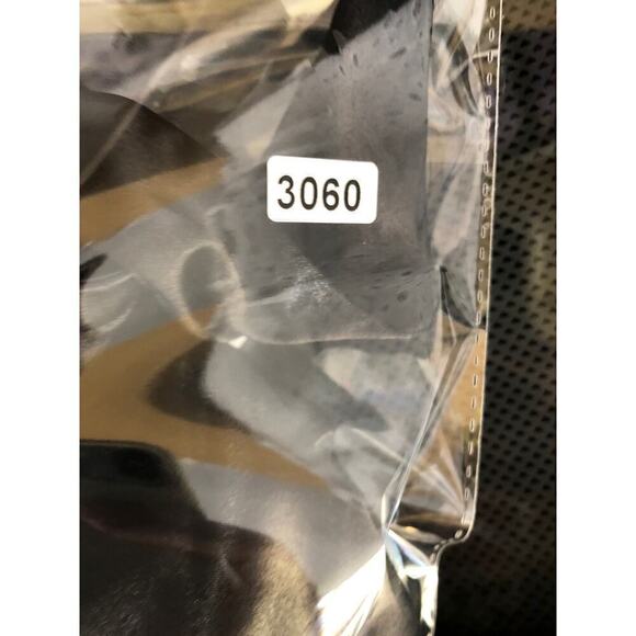 StyleStalker Luna Crop Top Satin One Shoulder Long Sleeve Tie Waist Black Medium - Picture 9 of 9